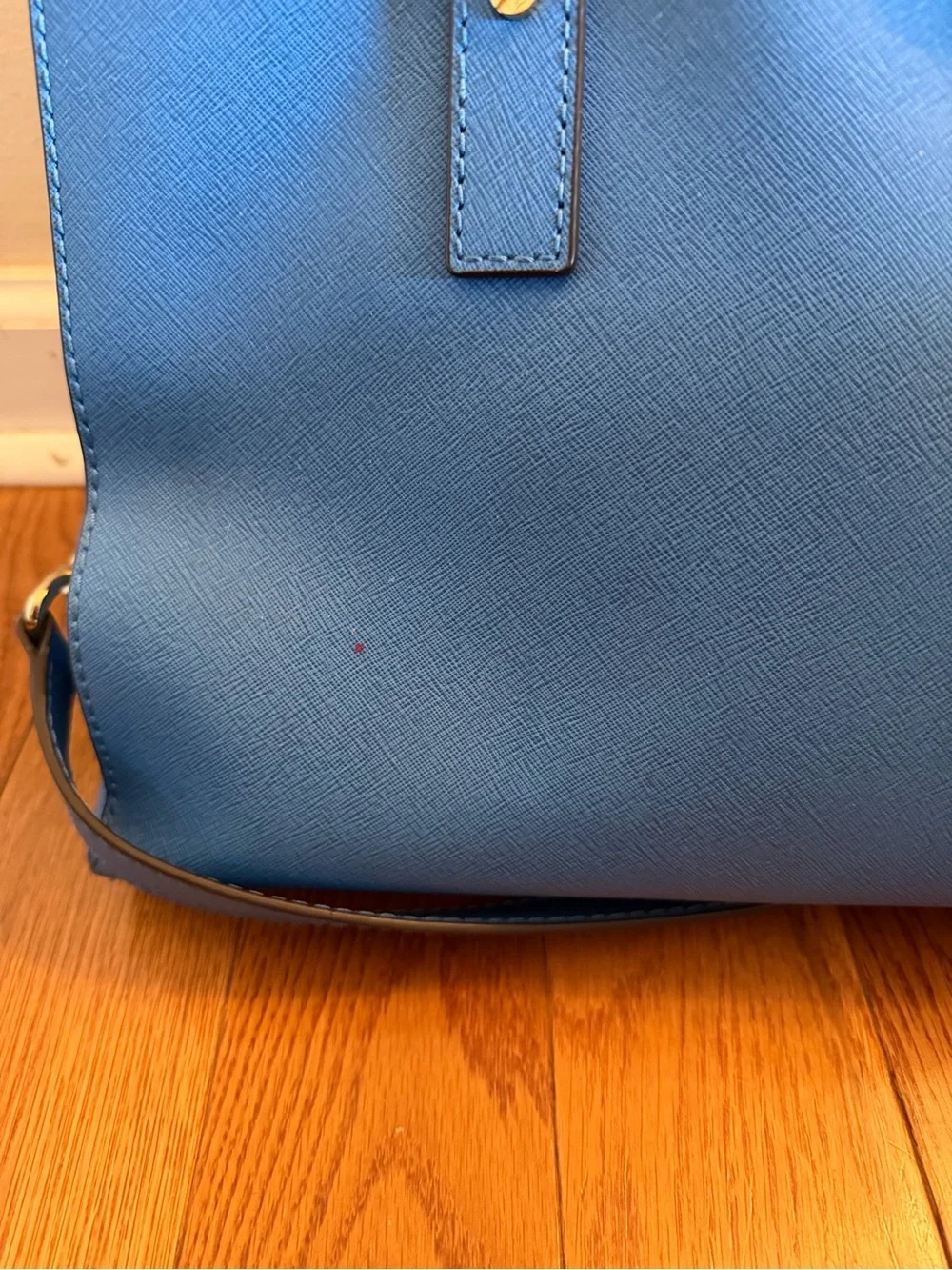 Authentic Michael Kors Large Bright Blue Hamilton Bag